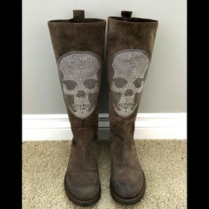 Mimosa suede knee boots